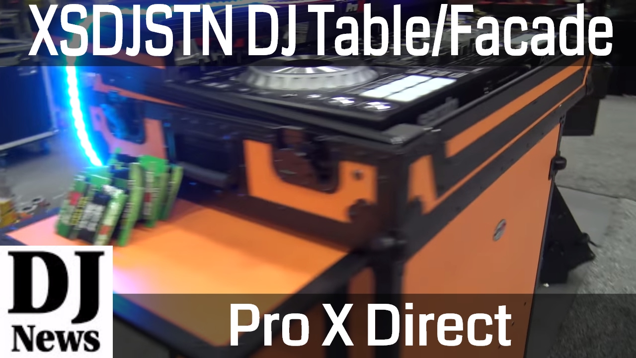 Foldable Easy Transport DJ Table Facade XSDJSTN OB | #ProXDirect