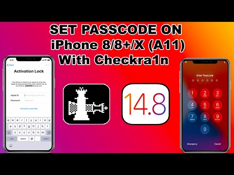 Enable/Set Passcode on iPhone 8/8+/X (A11) With Checkra1n