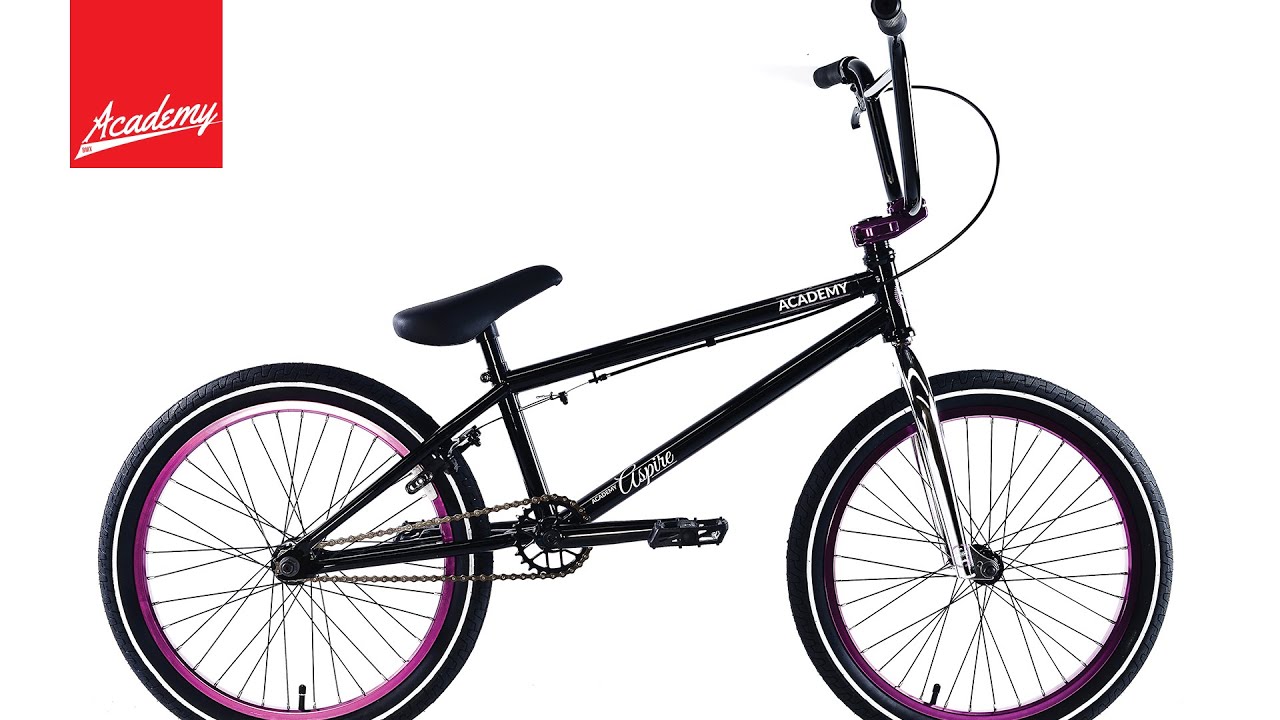 Academy BMX - 2017 Aspire bike (Black/Purple) - YouTube