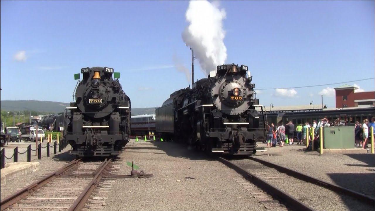 Railfest 2015 HD 60fps: Fan Railer Blows NKP 765's Whistle
