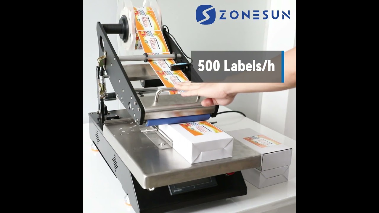 ZONESUN ZS-TB4 Semi-Automatic Flat Surface Labeling Applicator