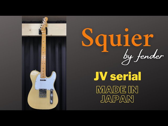 Squier by Fender JVシリアル 日本製 - YouTube