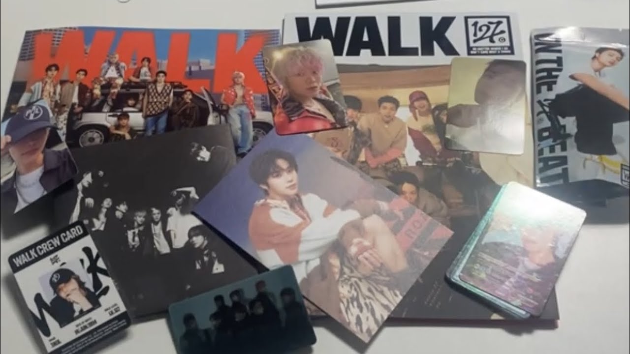 NCT 127 Walk Unboxing (All Versions) - YouTube