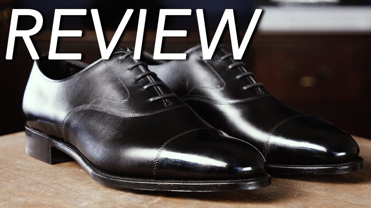 Edward Green Shoe Review - Black Cap Toe Oxford | Kirby Allison