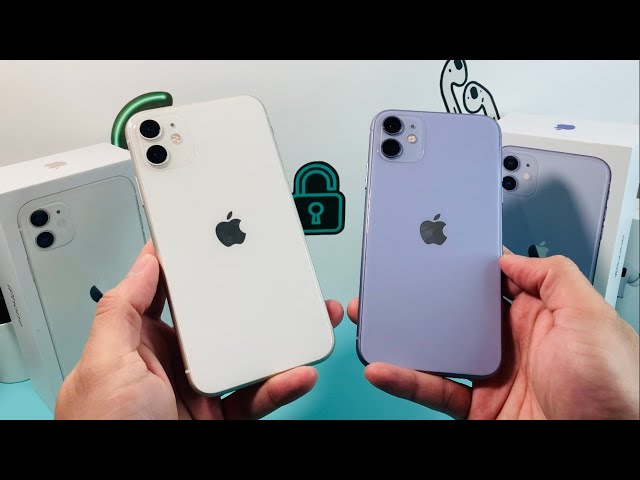 iPhone 11 Purple vs White Color Comparison - YouTube