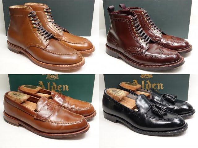 7 / 9 オールデン ALDEN の NO.4カラーコードバン、ウイスキーコード