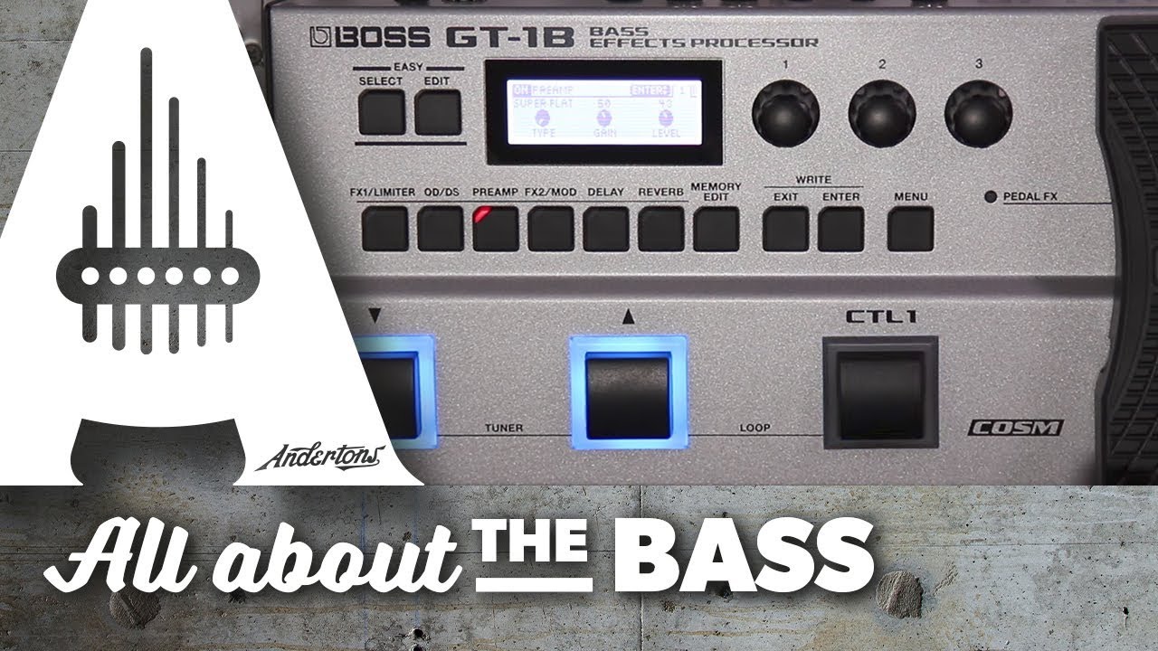 Who's the Bass Boss? The GT-1B is!!! - YouTube