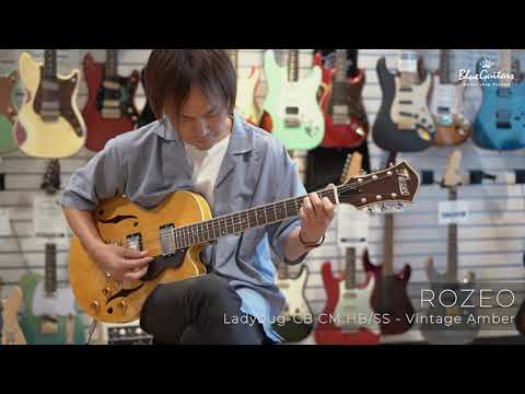 Blue Guitars - Rozeo / Ladybug-CB CM HB/SS - Vintage Amber - YouTube