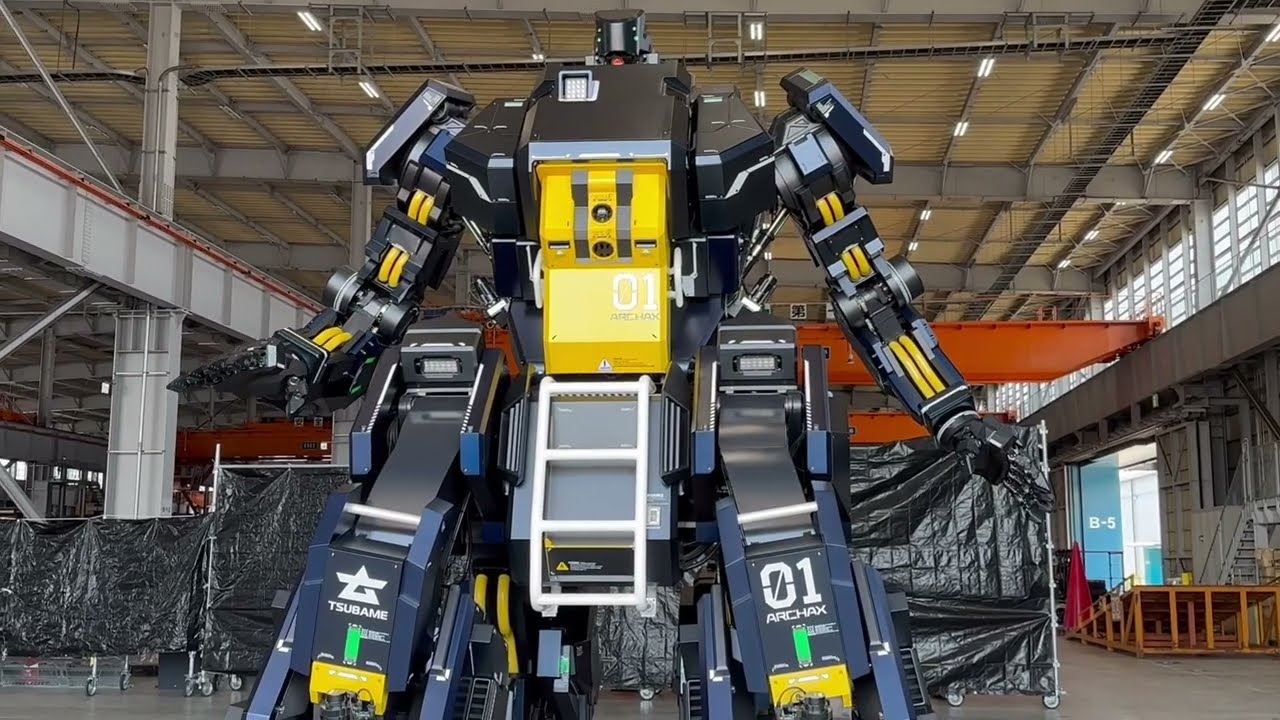 身長4.5m搭乗ロボット アーカックス公開！ロボットとビークルモード