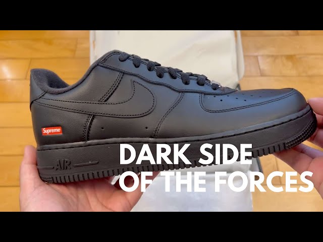 UNBOXING Supreme x Nike Air Force 1 Black - I Like the Energy but