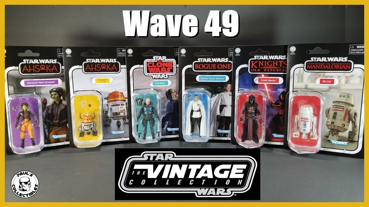 Star Wars The Vintage Collection Wave 49 Overview - YouTube