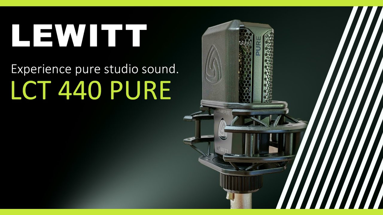 LEWITT LCT 440 PURE 】新しいコンデンサーマイクを買いました