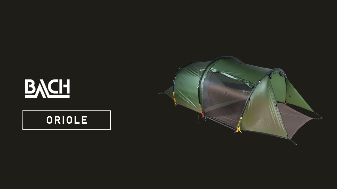 BACH ORIOLE 3 camping tent / Setup Instructions - YouTube