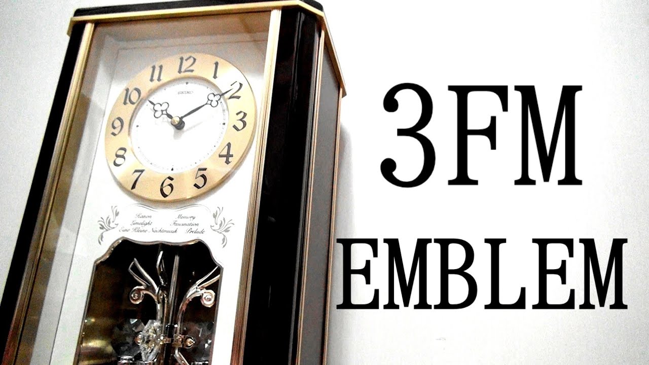 澄み渡る音色】SEIKO EMBLEM 3FM メロディ時計 HW451B #からくり時計