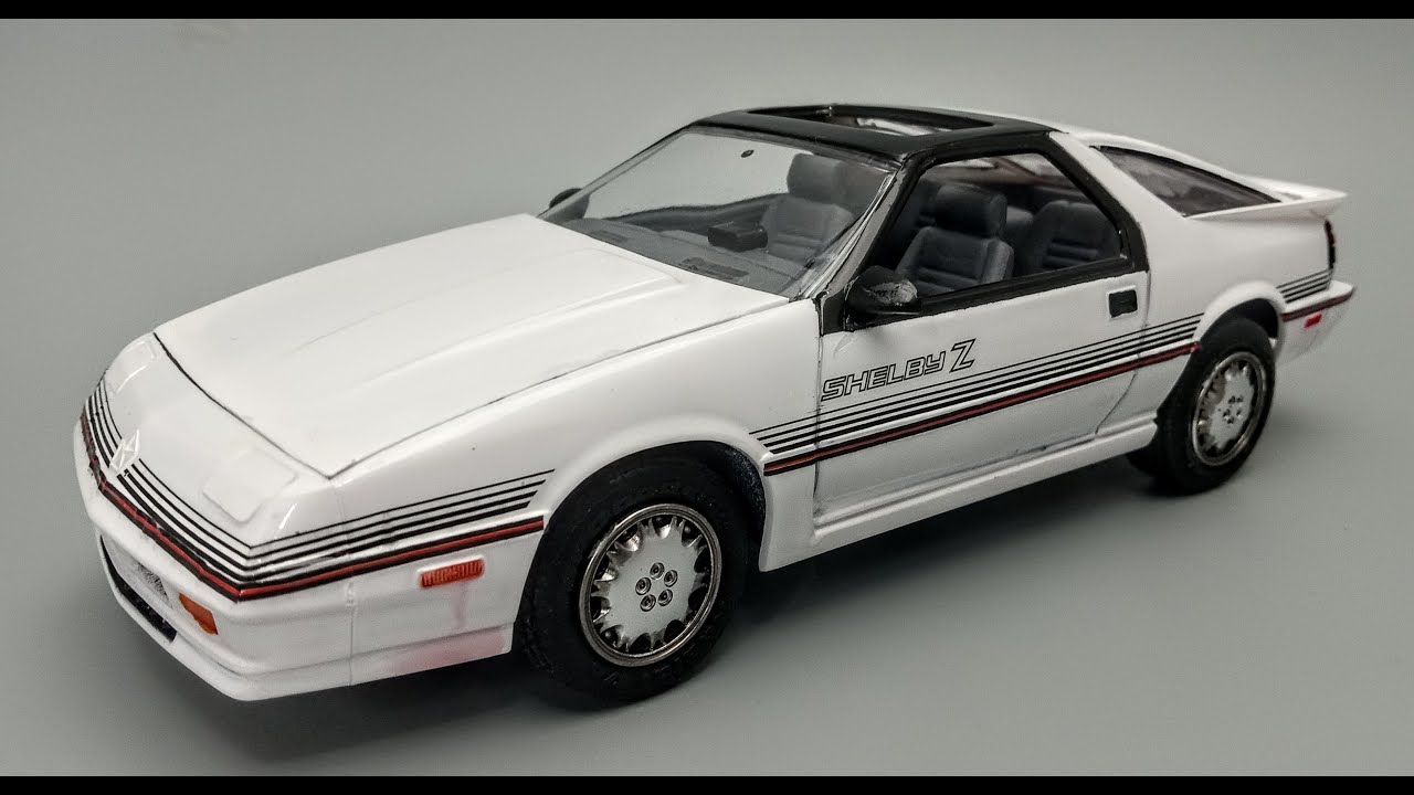 1988 Dodge Daytona Shelby Z Turbo 1/25 Scale Model Kit Build How