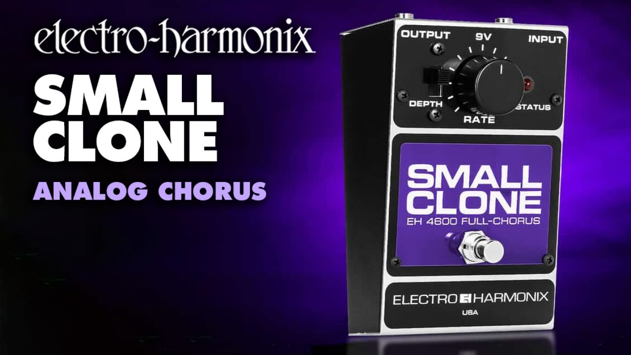 Electro-Harmonix Small Clone Analog Chorus Pedal (Demo by JJ Tanis