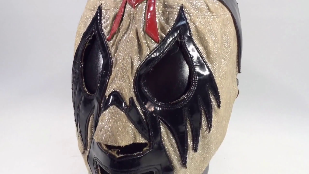 MIL MASCARAS 1970's Real Ring Worn Masks, Mexican Hero ミル