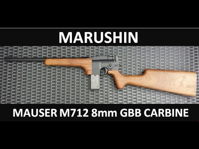 Marushin Mauser M712 Carbine 8mm Blowback Review [Airsoft] - YouTube