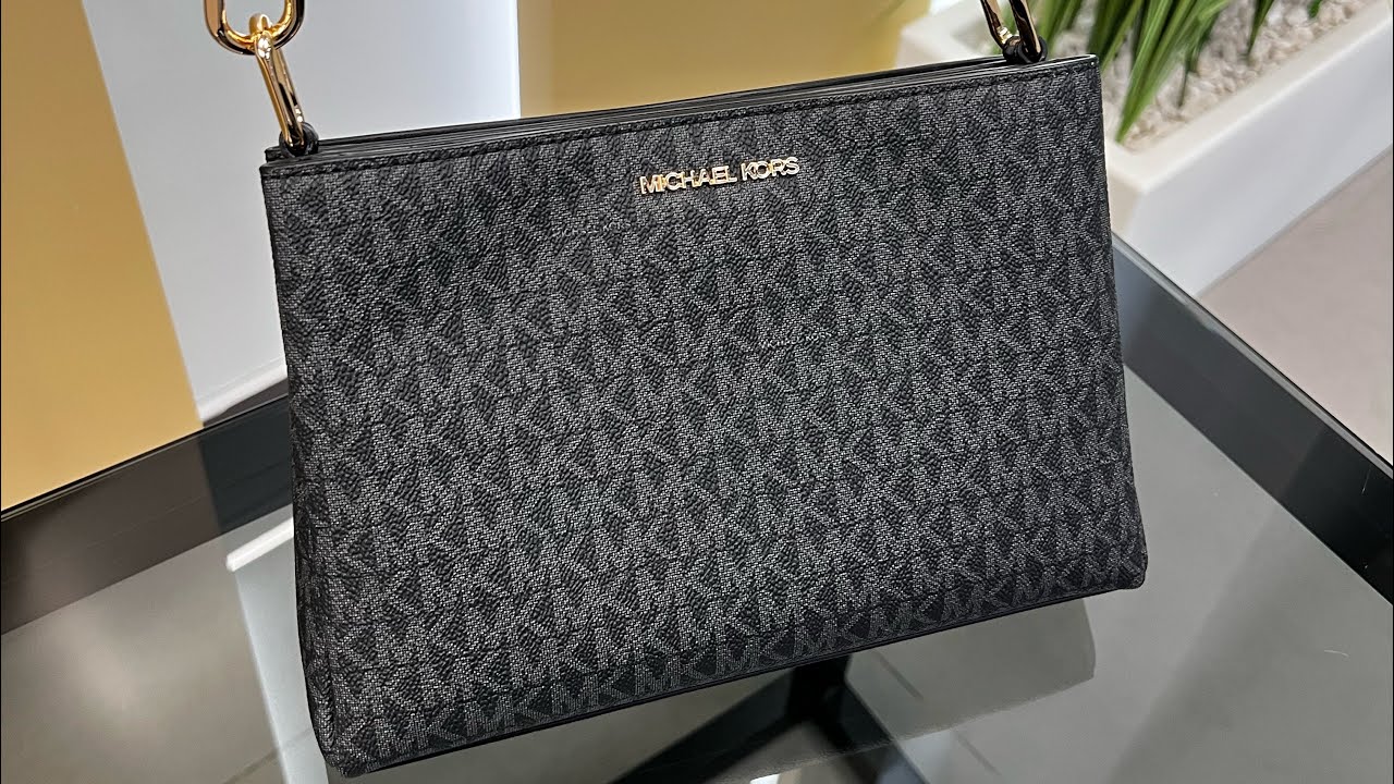 Распаковка сумки MICHAEL KORS Trisha Medium Logo Crossbody Bag