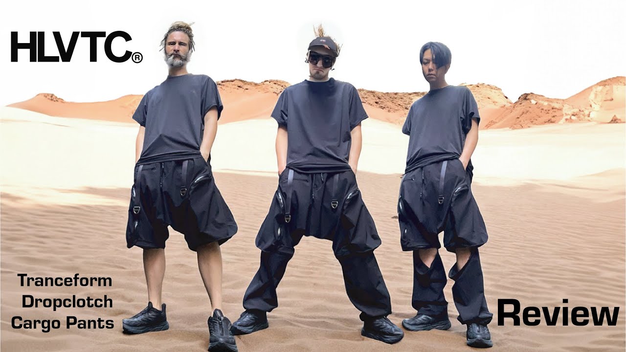 最新高機能サルエルパンツ】可変式の楽でモードな服 - YouTube