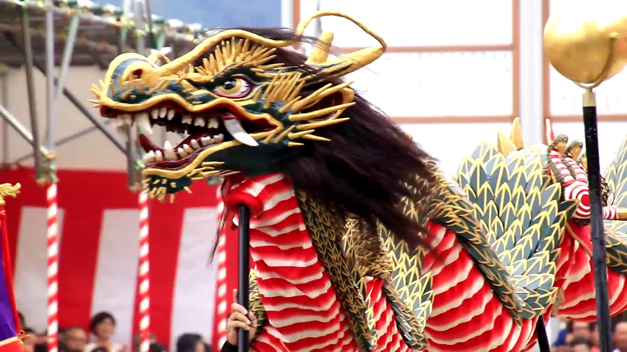 本家龍踊（じゃおどり）！ 令和元年 長崎くんち 籠町 傘鉾・龍踊 2019