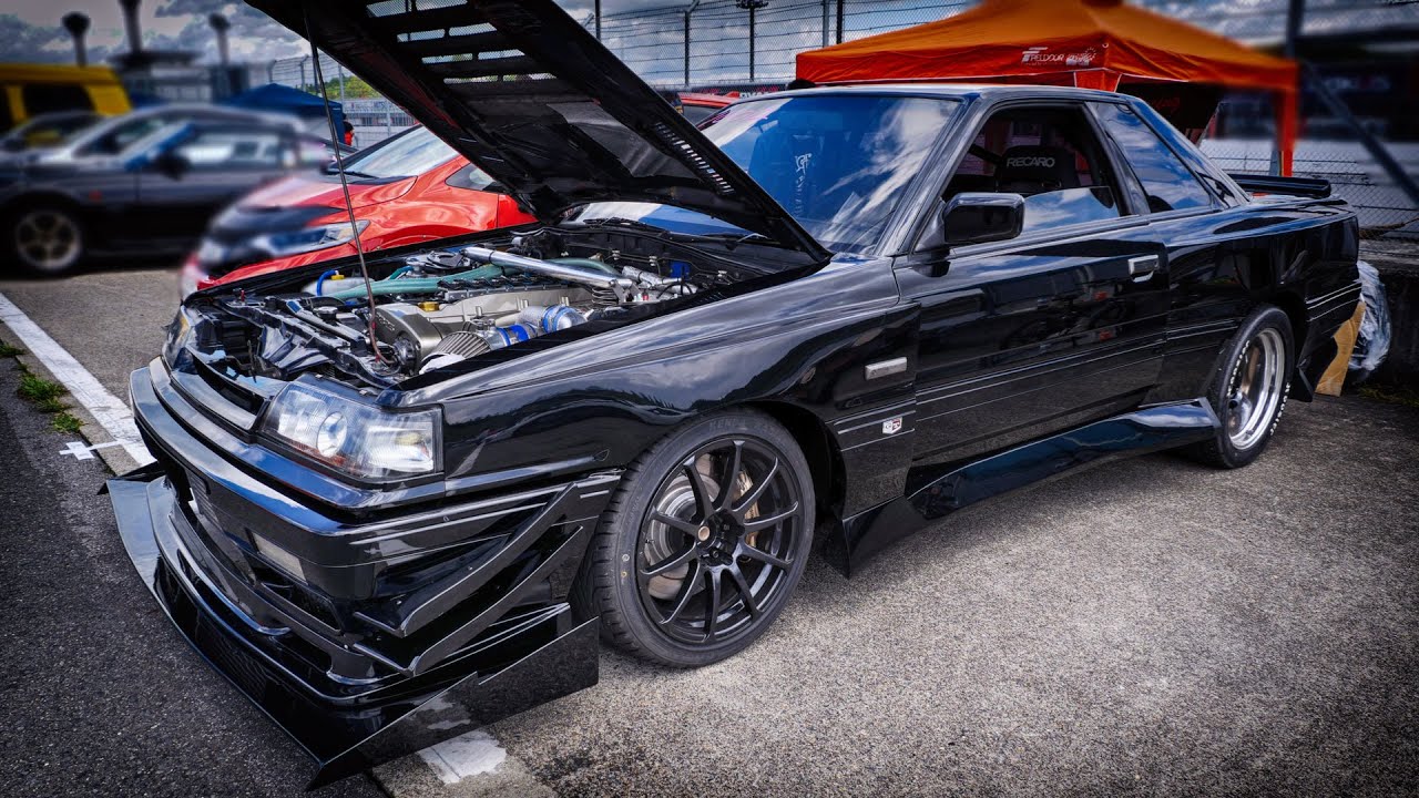 NISSAN SKYLINE セブンス R31 スカイライン改でドラッグレース - YouTube