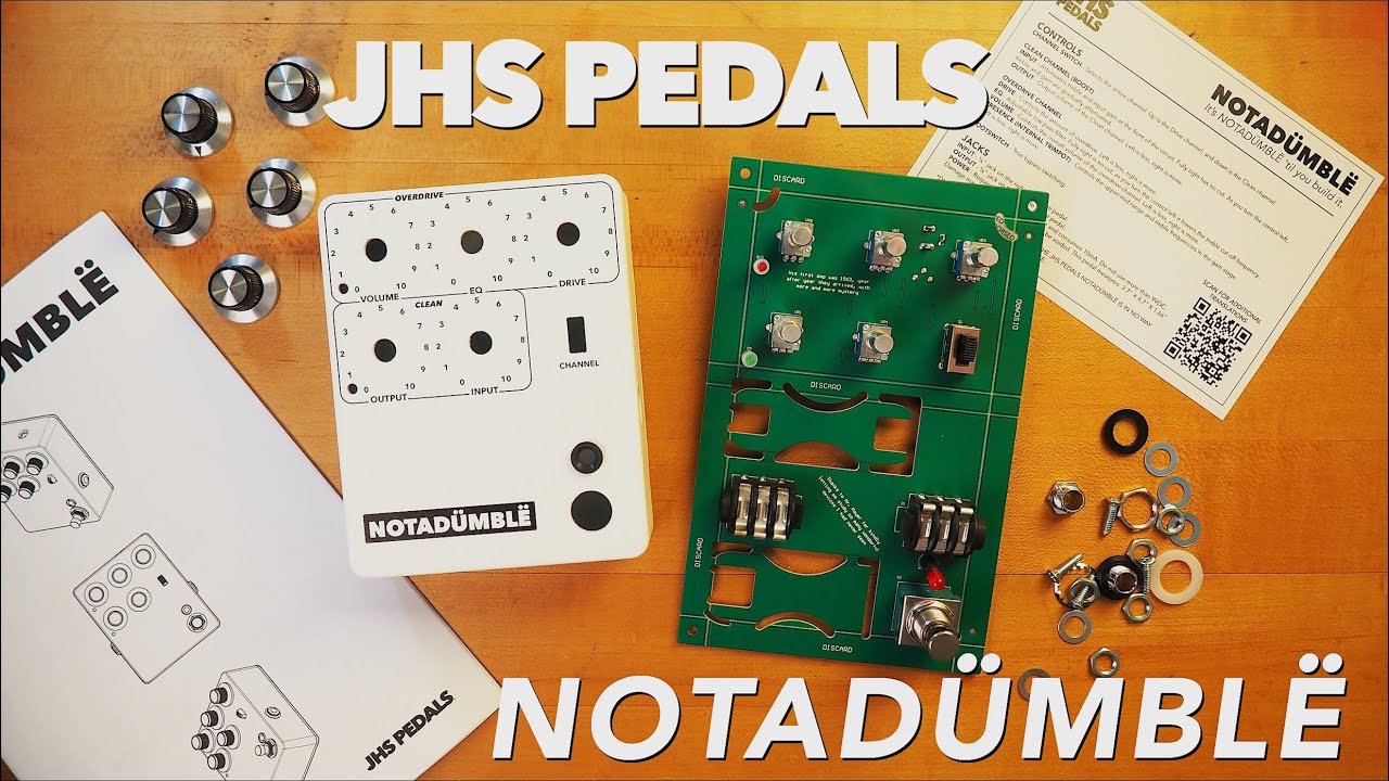 I Built a JHS Pedals NOTADÜMBLË Preamp Overdrive DIY Pedal Kit