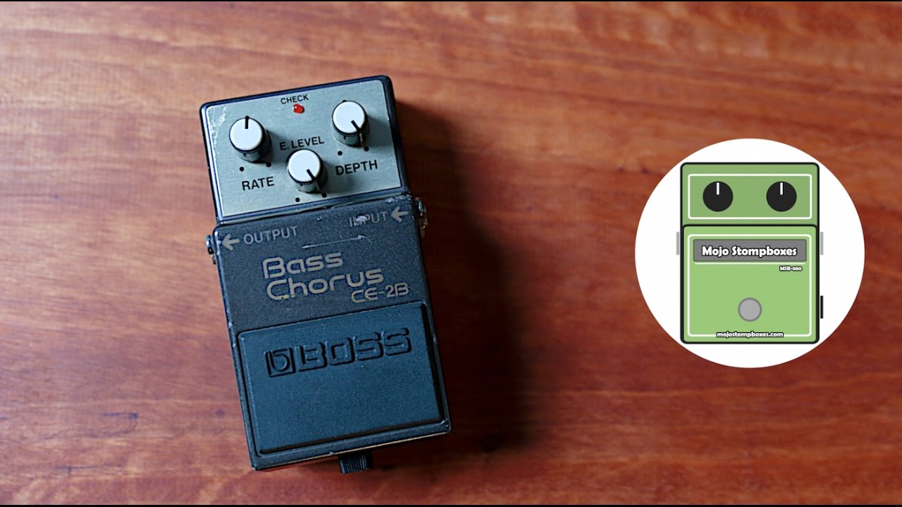 Boss CE 2B Bass Chorus - Mojo Stompboxes - YouTube