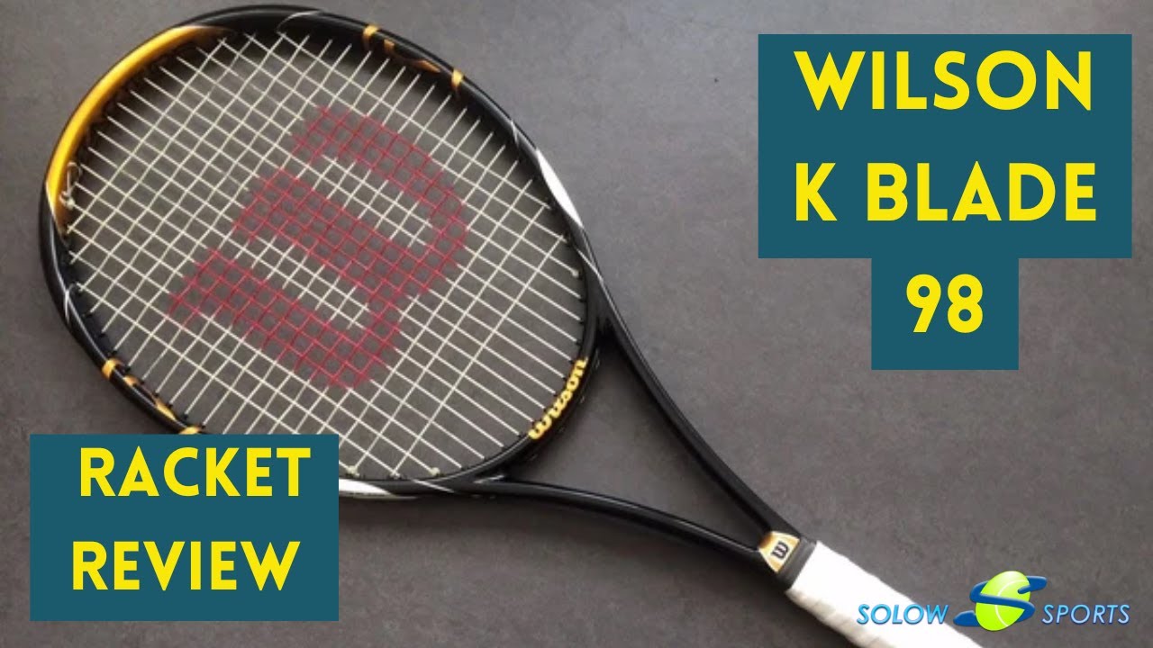 Wilson K Factor K Blade 98 Tennis Racquet Review - YouTube