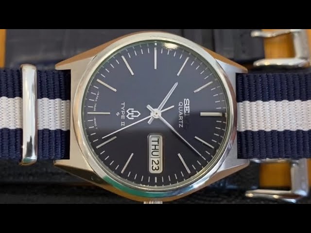 In UK - Vintage May 1977 Seiko Type II 7546-8000 - YouTube