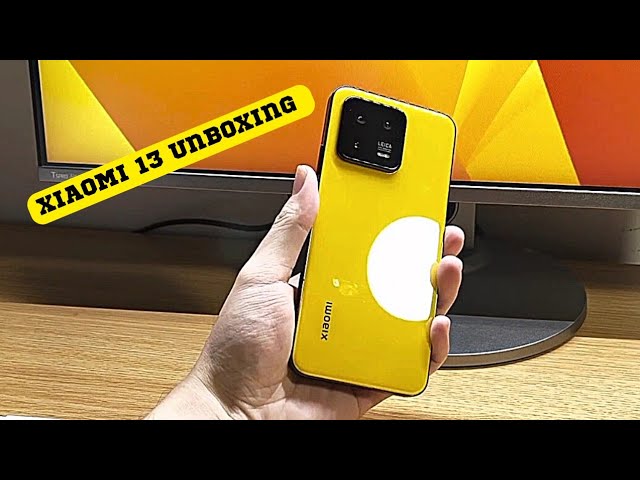 Xiaomi 13 yellow colour Unboxing 💥 - YouTube