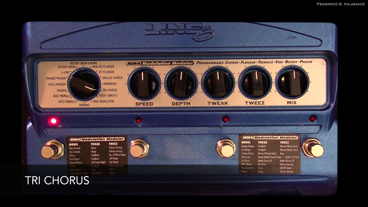 Line 6 MM4 Modulation Modeler - Modulations on a budget! (STEREO