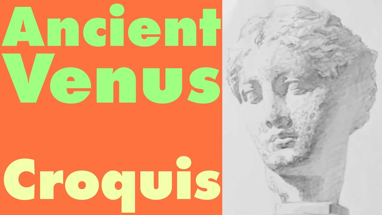 石膏像描き出し ＃ 22 アバタのヴィーナス - YouTube