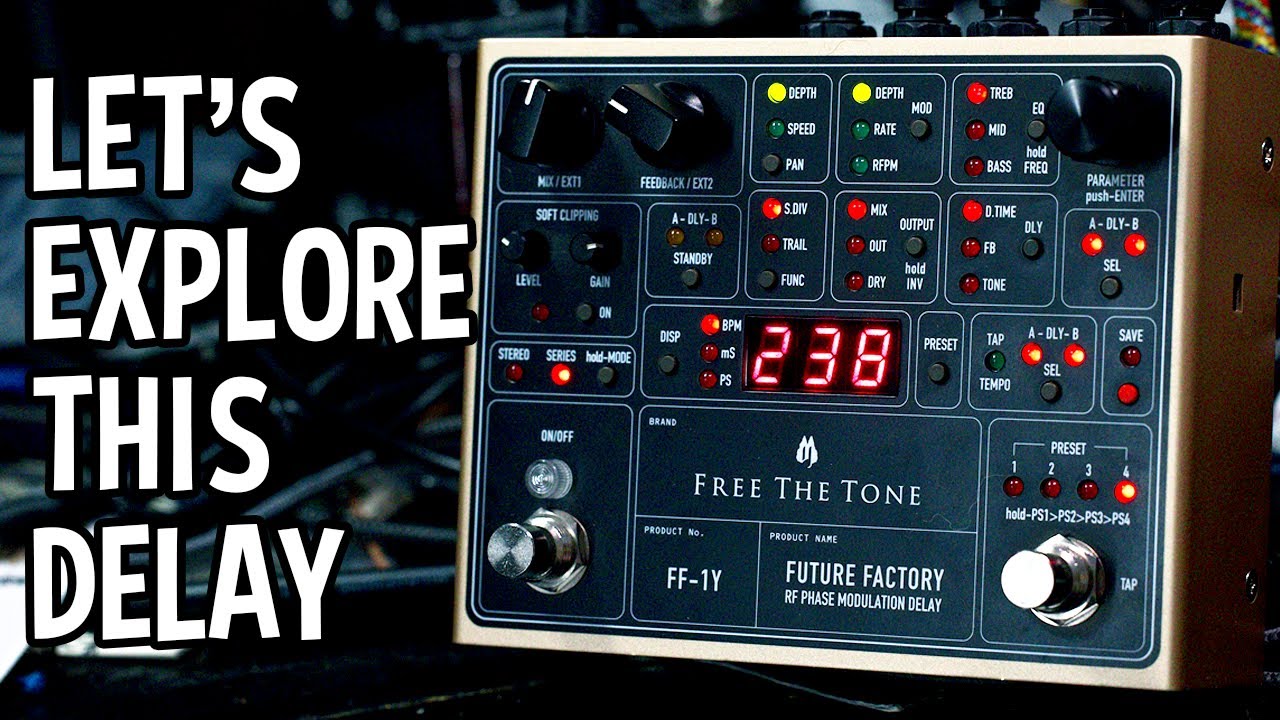 Free the Tone: Future Factory FF-1Y - A Dual Delay for the Tactile