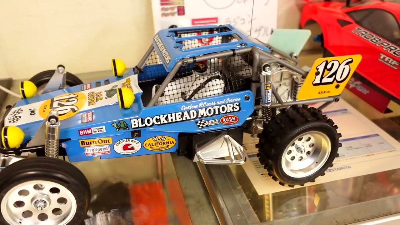 疾走！！TAMIYA ワイルドワンオフローダー BLOCKHEAD MOTORS - YouTube