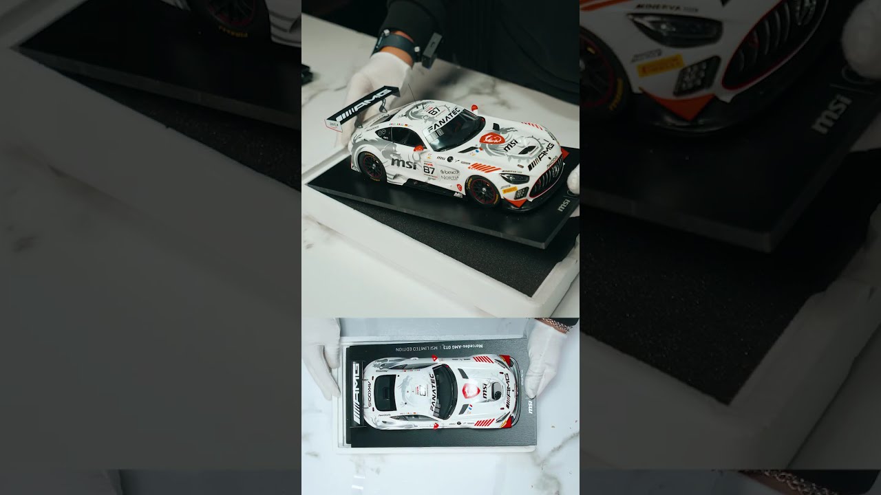 MSI x Mercedes-Benz AMG GT3 limited edition unboxing - YouTube