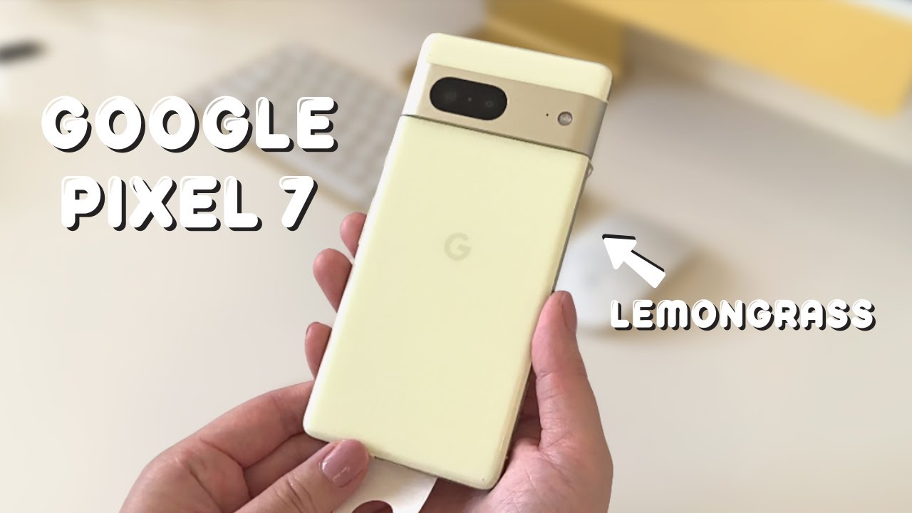 Google Pixel 7 (Lemongrass) Unboxing | Aesthetic | Camera Test