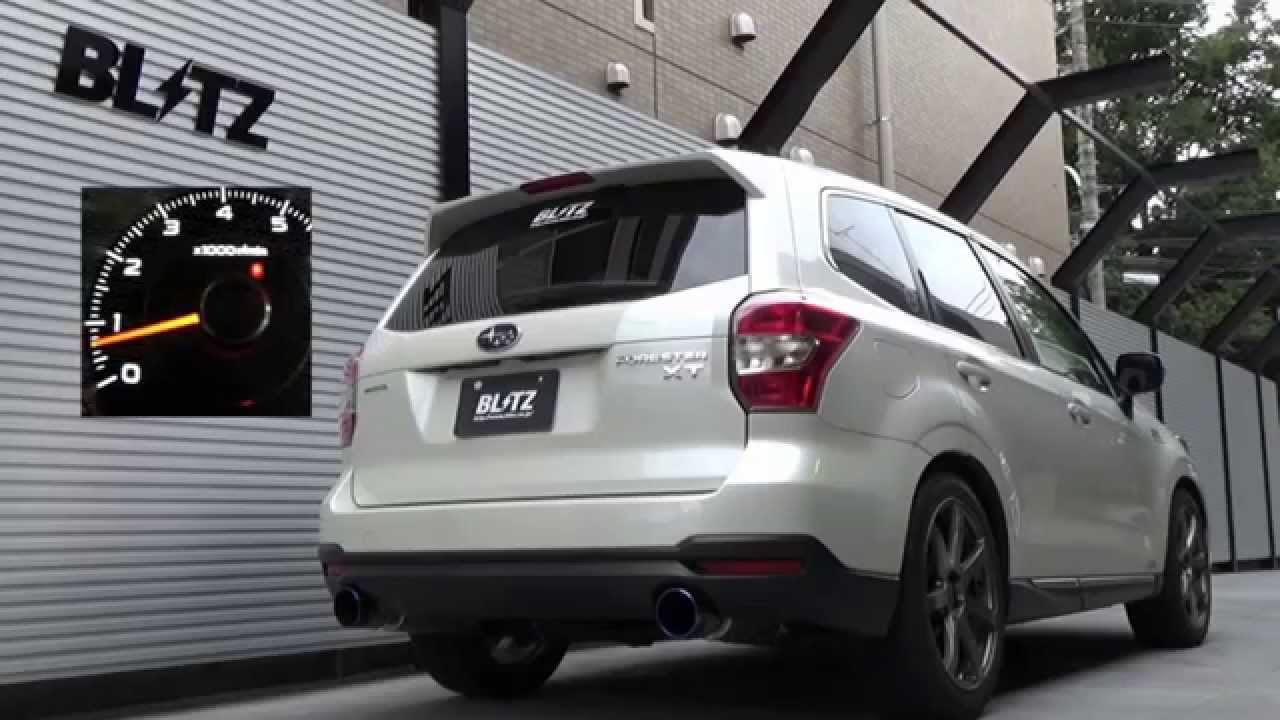 BLITZ / NUR-SPEC C-Ti SJG SUBARU FORESTER EXHAUST SOUND - YouTube