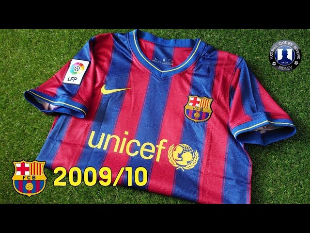 🔴🔵 Retro FC Barcelona 2009/10 Lionel Messi home jersey unboxing