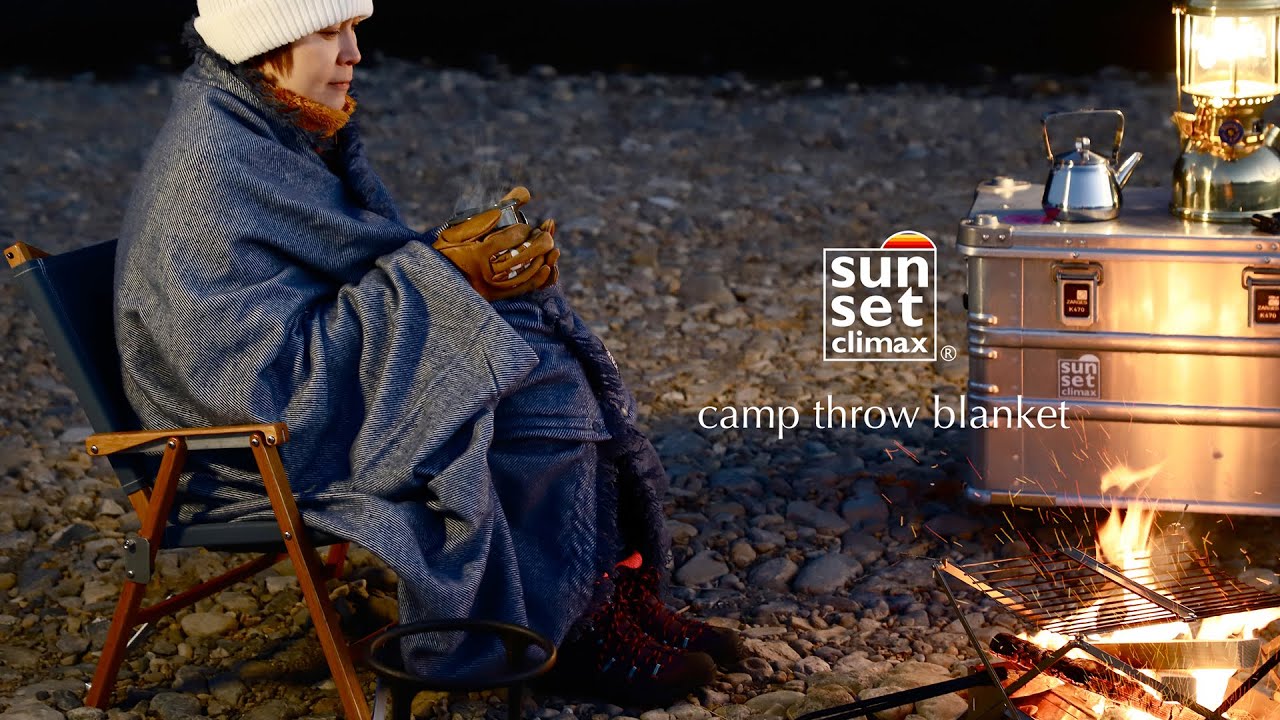 Camp throw blanket - sunsetclimax online shop