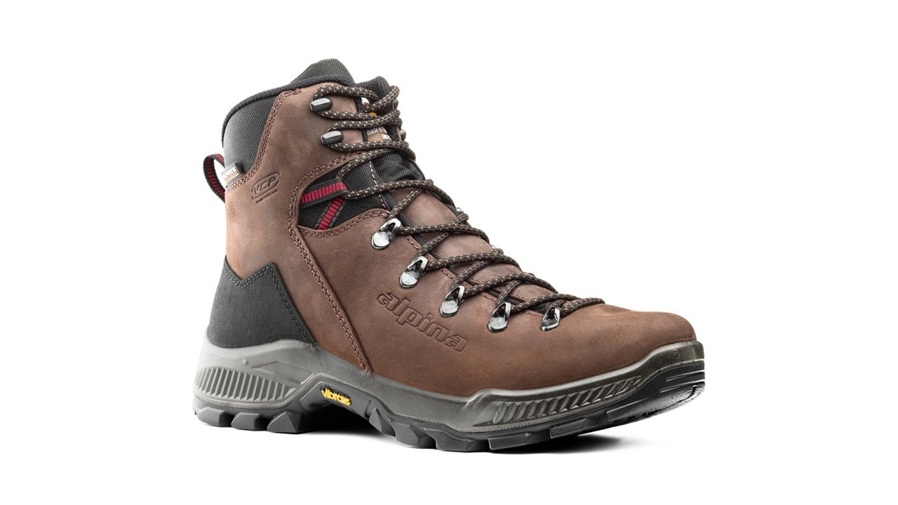 Alpina Prima 6 inch Men's Backpacking Boots Brown - Waterproof