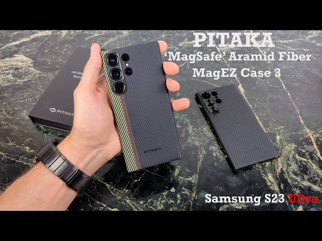 Samsung S23 Pitaka Aramid Fiber MagSafe Case Review : Elegance