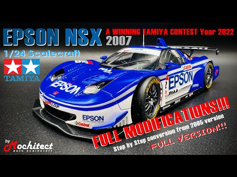 1/24 TAMIYA | HONDA EPSON NSX | 2007 | A Winning TAMIYA CONTEST