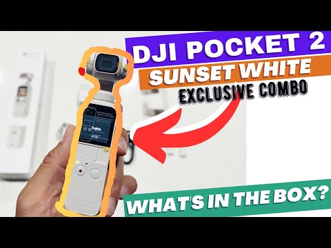 DJI Pocket 2 Sunset White Exclusive Combo (Unboxing) - YouTube