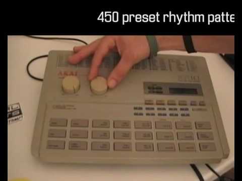 DEMO AKAI XR10 DRUM MACHINE - YouTube