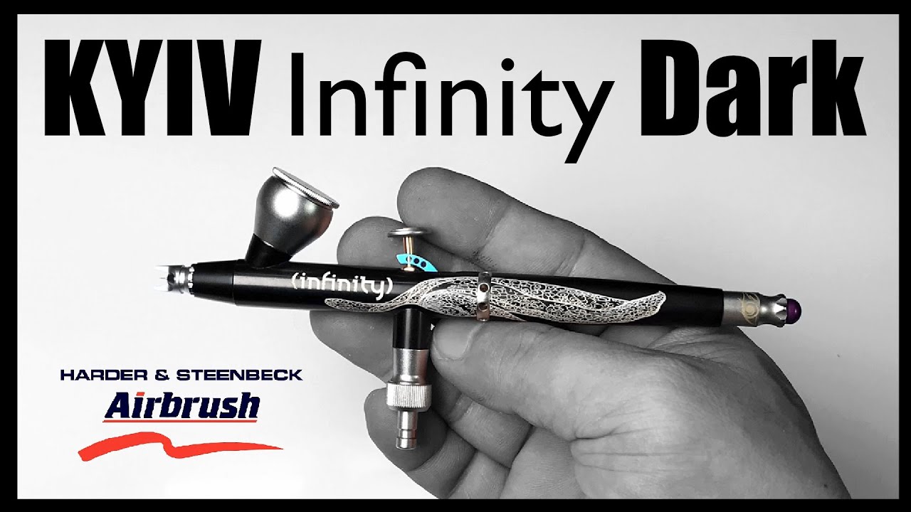 Harder&Steenbeck KYIV Infinity Dark Airbrush | Unboxing - YouTube