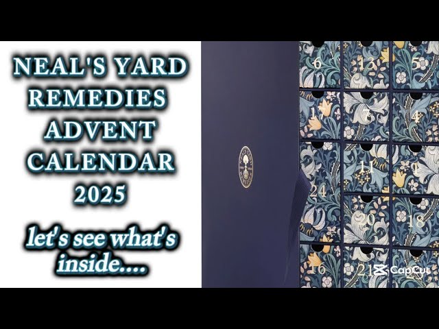 Unboxing Neal's Yard Remedies Beauty Advent Calendar 2025 - YouTube