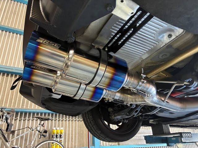 FK8シビックタイプR RSEチタンマフラー - YouTube