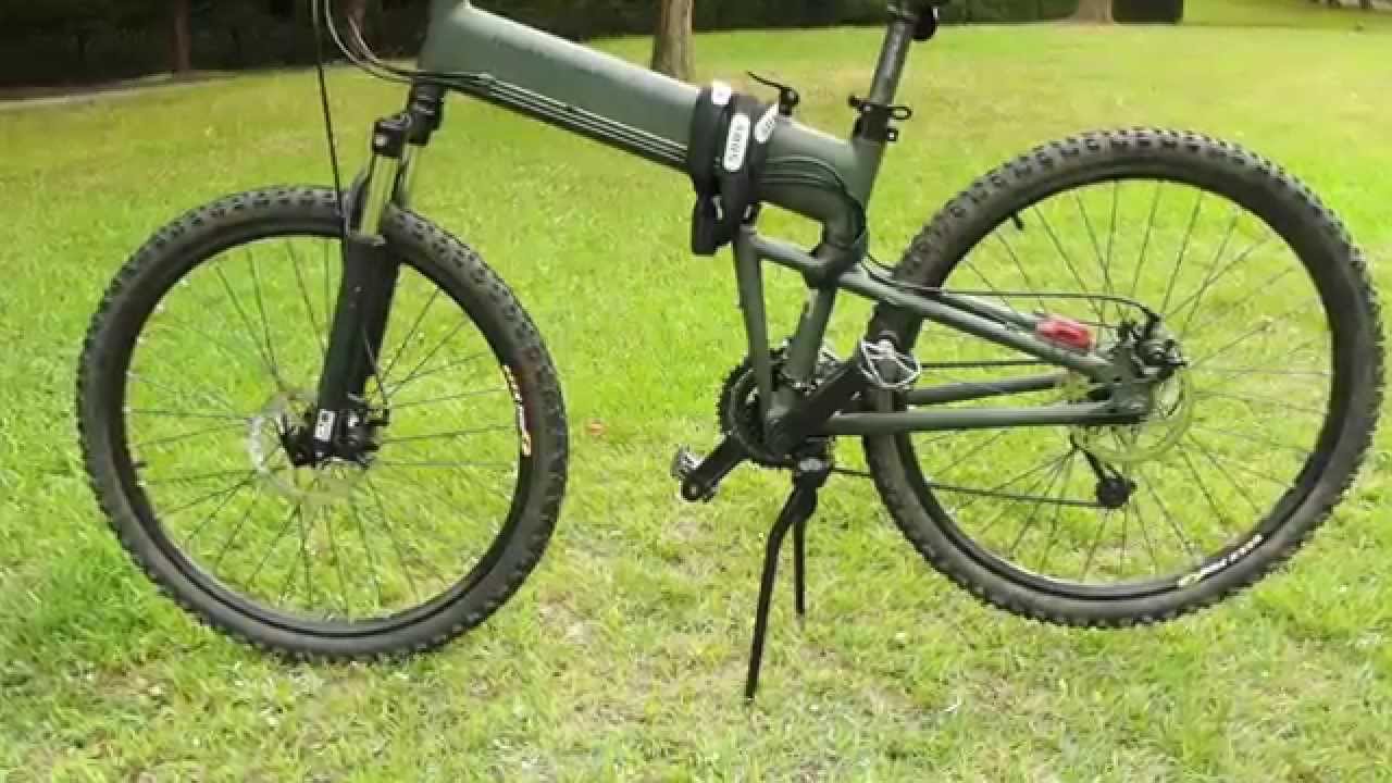 自転車スタンド ESGEダブルレッグスタンド取付け ESGE Pletscher