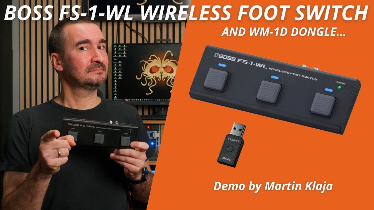 BOSS // FS-1-WL Wireless Foot Switch // Demo by Martin Klaja - YouTube